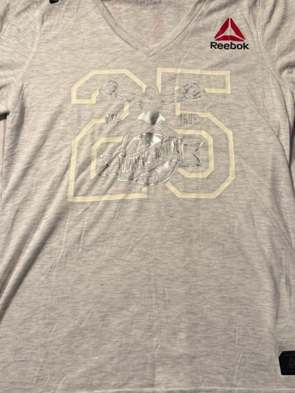 UFC 25 Year Classic Logo Graphic Women's T-Shirt | Size L | NWT